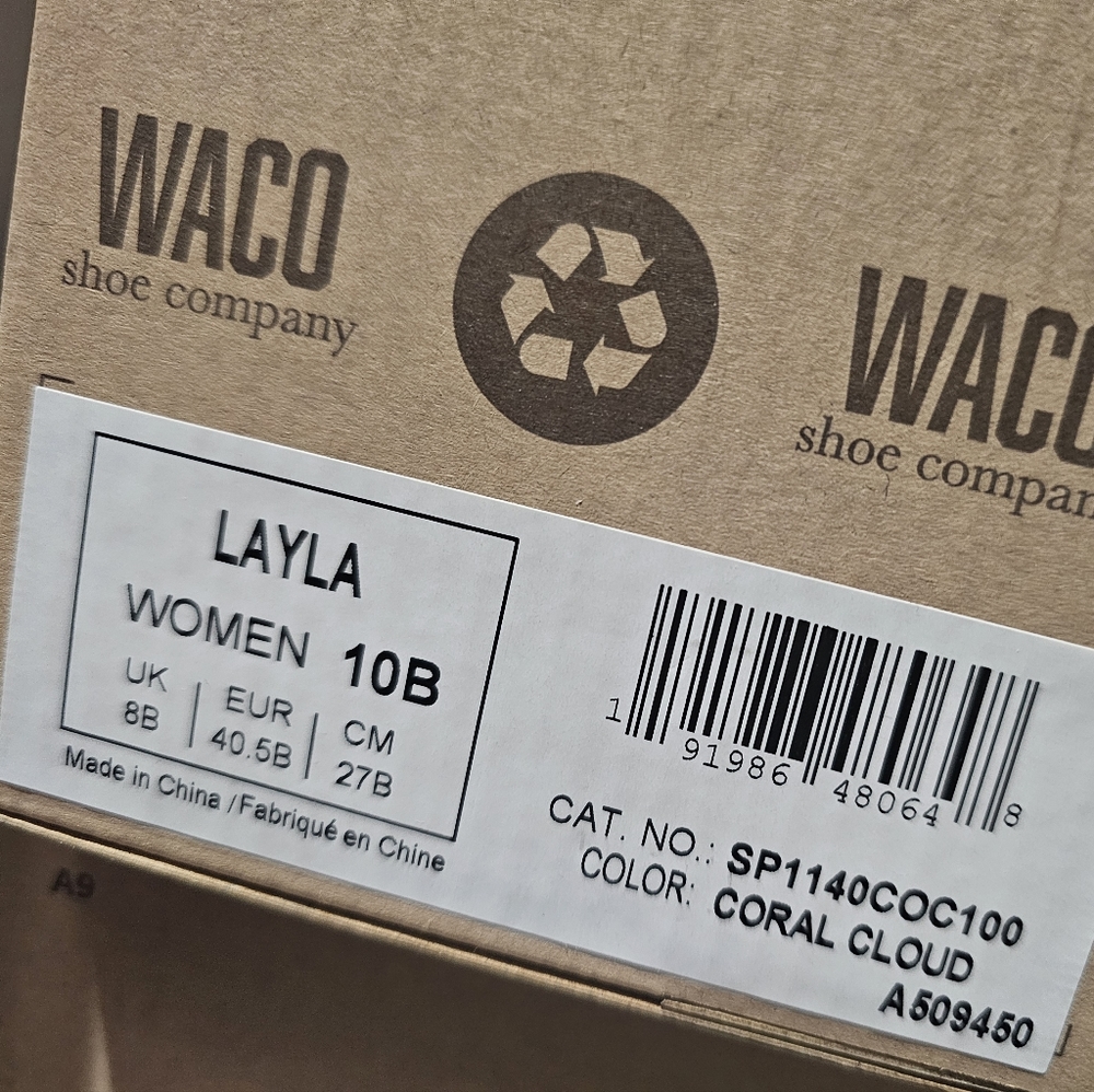 WACO spenco shoe coral cloud Layla Sandals - Picture 15 of 16
